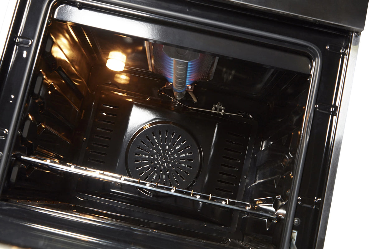 Unique Prestige 24�?2.3 cu ft Double Oven Gas Range in White