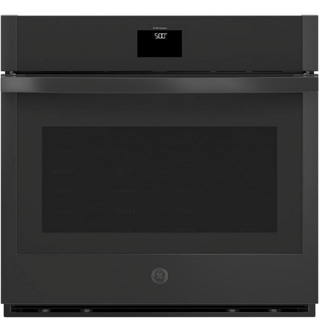 GE 30" Smart Built-In Self-Clean Convection Single Wall Oven-Black On Black JTS5000DVBB