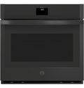 GE 30" Smart Built-In Self-Clean Convection Single Wall Oven-Black On Black JTS5000DVBB