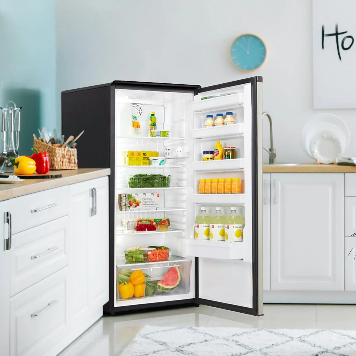 Danby Designer 11 C Ft Automatic Defrost Apartment Refrigerator, Spotless Steel