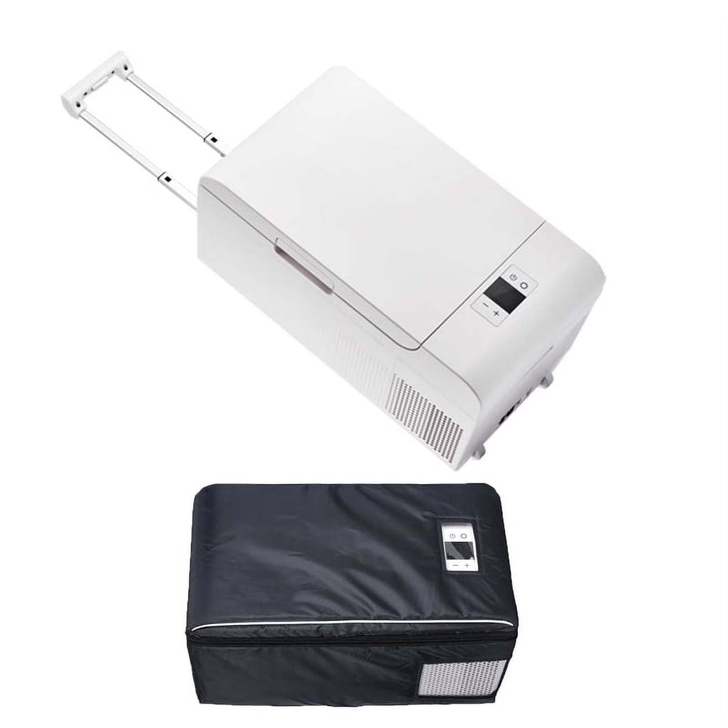 Equator Rolling Fridge-Freezer Portable Casters Retractable Handle 0.7cf 12/110V