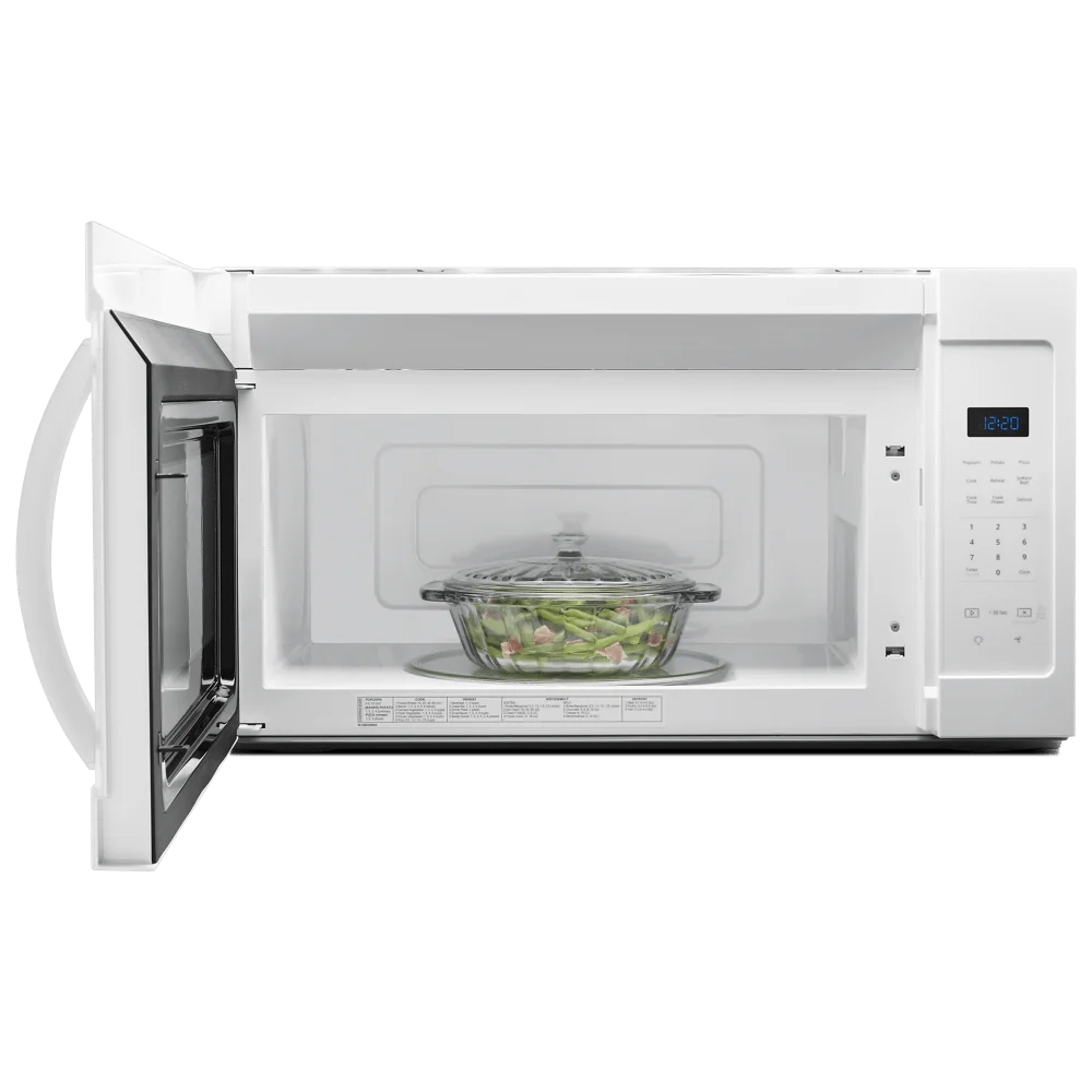 Whirlpool 1.7 Cu. Ft. Microwave Hood Combination Black