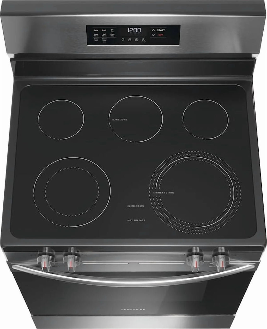 Frigidaire FCRE3083AS 30" Electric Range with Air Fry (Energy Star Certified), Stainless Steel