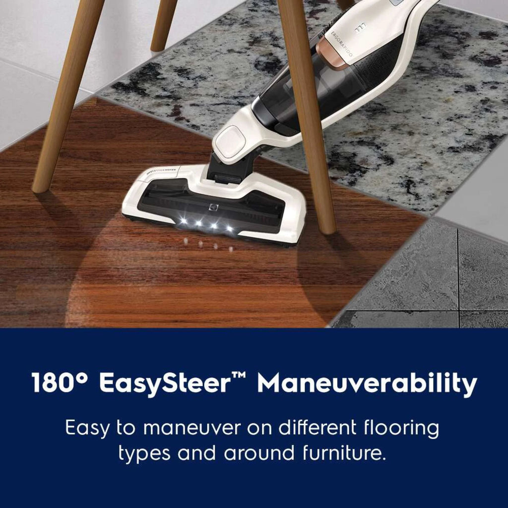 Electrolux Ergorapido Cordless 2-in-1 Vacuum with 180�� EasySteer Mobility