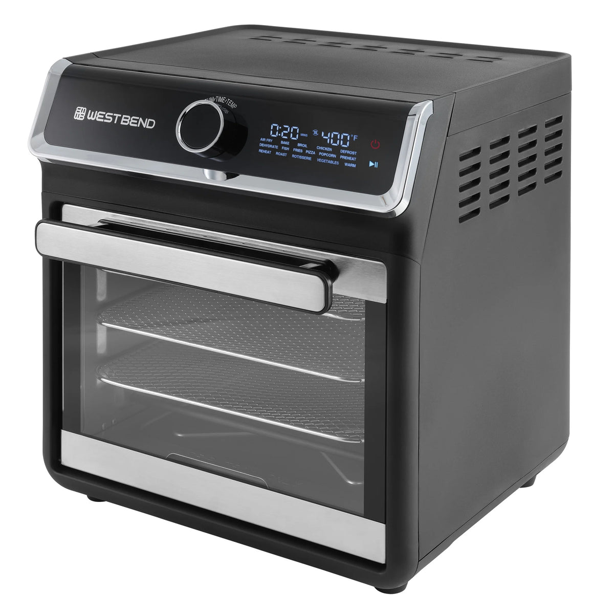 West Bend 15 Qt. Air Fryer Oven with 16 Presets, in Black (AFWB15BK13)