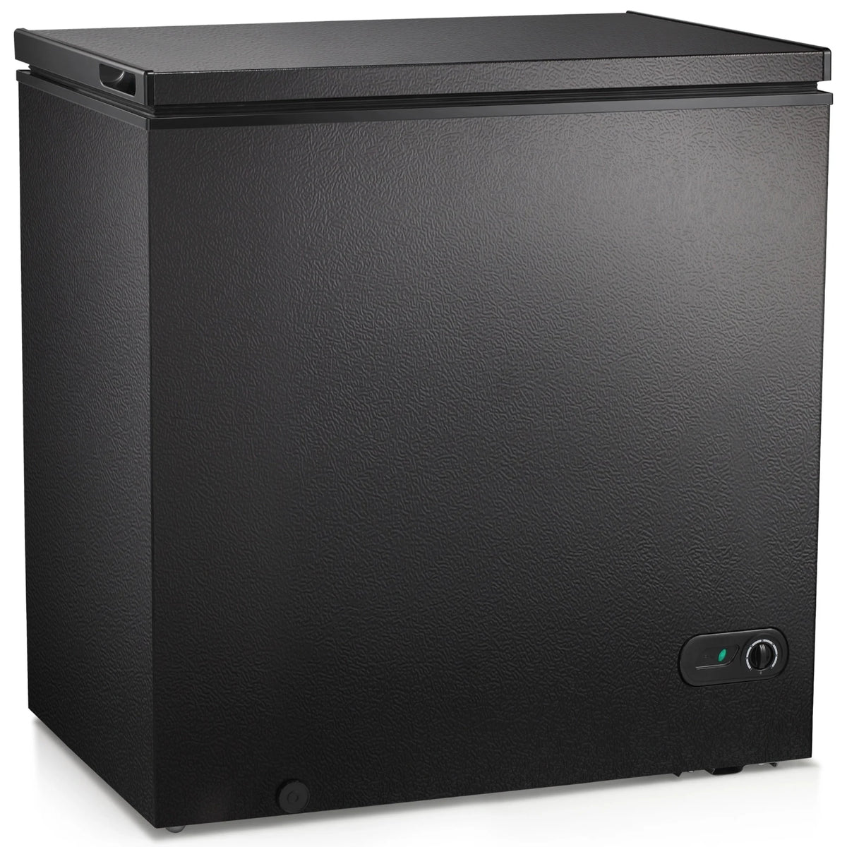LHRIVER 7.0 cu. ft. Chest Deep Freezer with Adjustable Temperature, Free Standing Top Open Door Compact Freezer with 3 Removable Basket for Kitchen, Home, Bar, Garage, Office