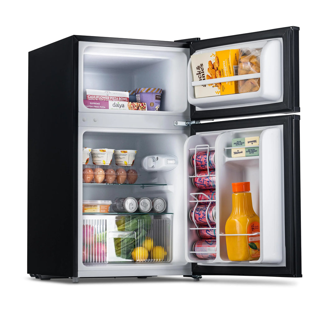 Newair 3.1 Cu. Ft. Compact Mini Refrigerator with Freezer in Black - NRF031BK00