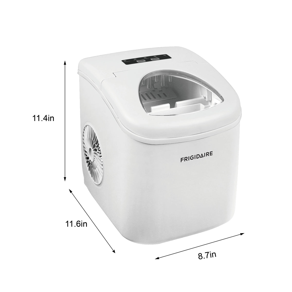 Frigidaire 26 lb. Countertop Ice Maker (EFIC102), White