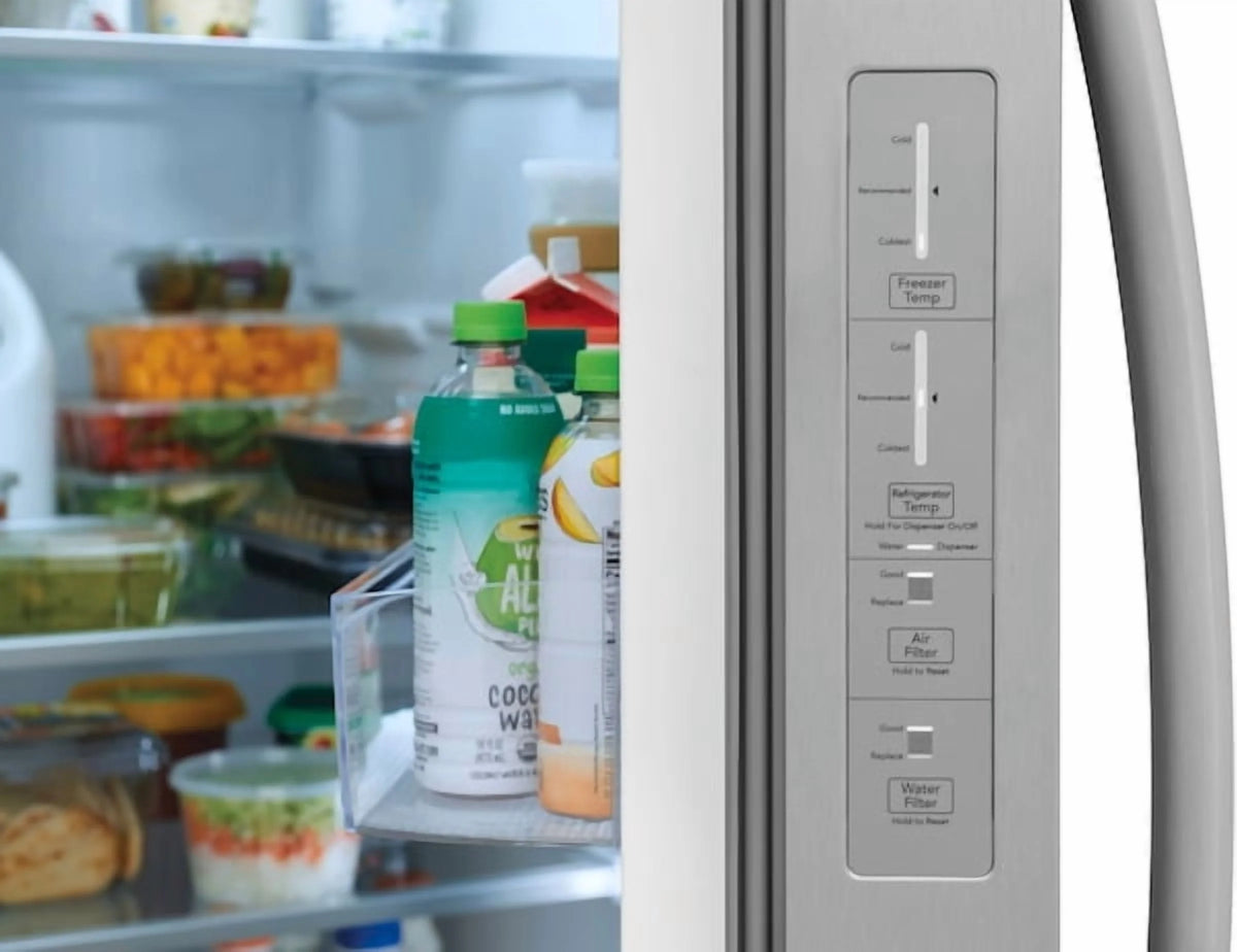 Frigidaire Gallery GRSN2620AF 26 Cu. Ft. 36" Standard-Depth Side-by-Side Refrigerator, Stainless Steel