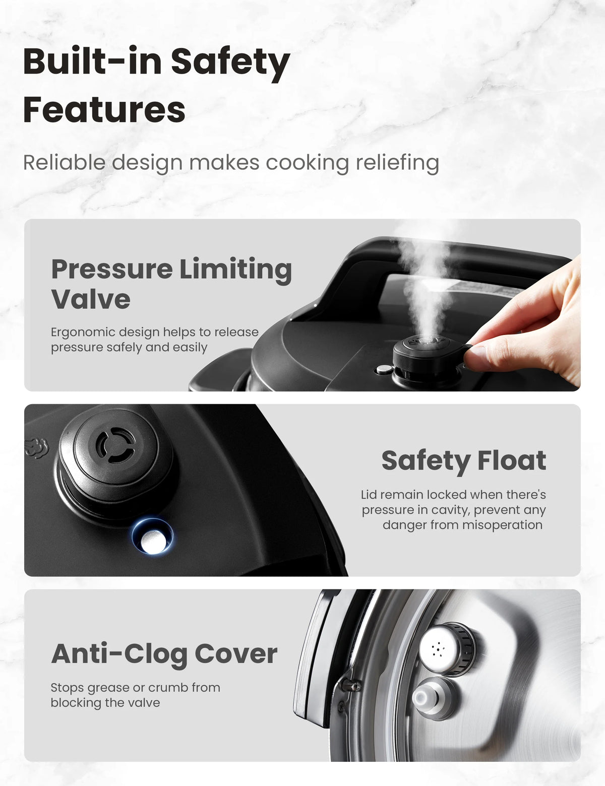 COMFEE�� 16 in 1 Electric Pressure Cooker Instant Multi Cooker Olla de Presion Non-Stick Pot Yogurt Maker Rice Cooker Slow Cooker Saut�� Steamer 8 Quarts Stainless Steel