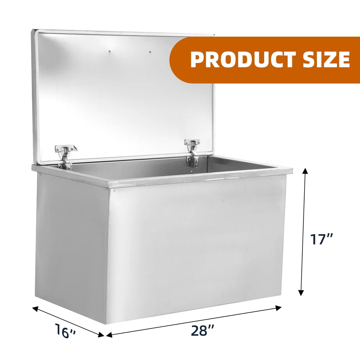 Towallmark Deep Chest Freezer,Mini Upright Small Freezerfor Outdoor Kitchen Patio Ice Bar,Silver