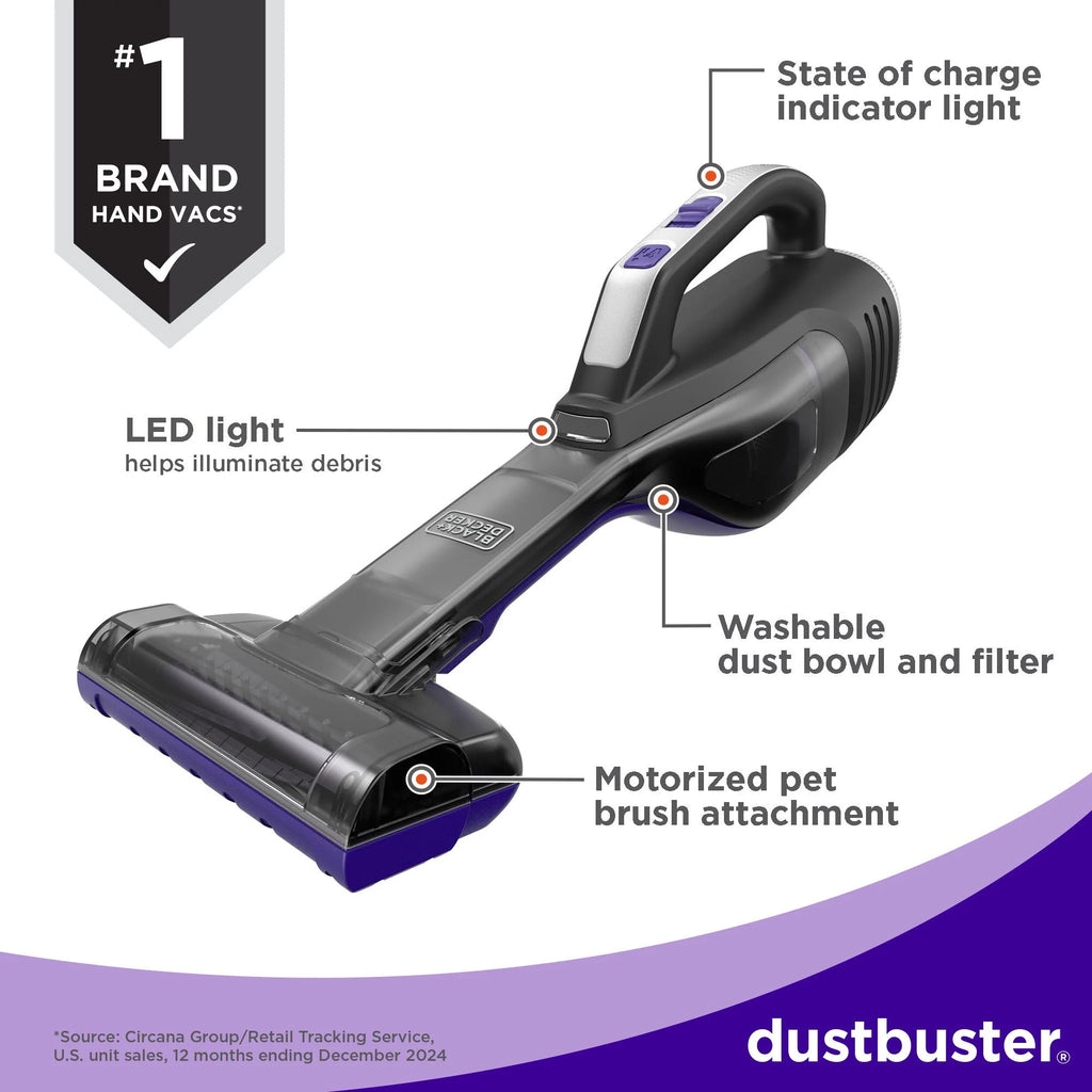 BLACK+DECKER dustbuster reveal Cordless Handheld Pet Vacuum Cleaner