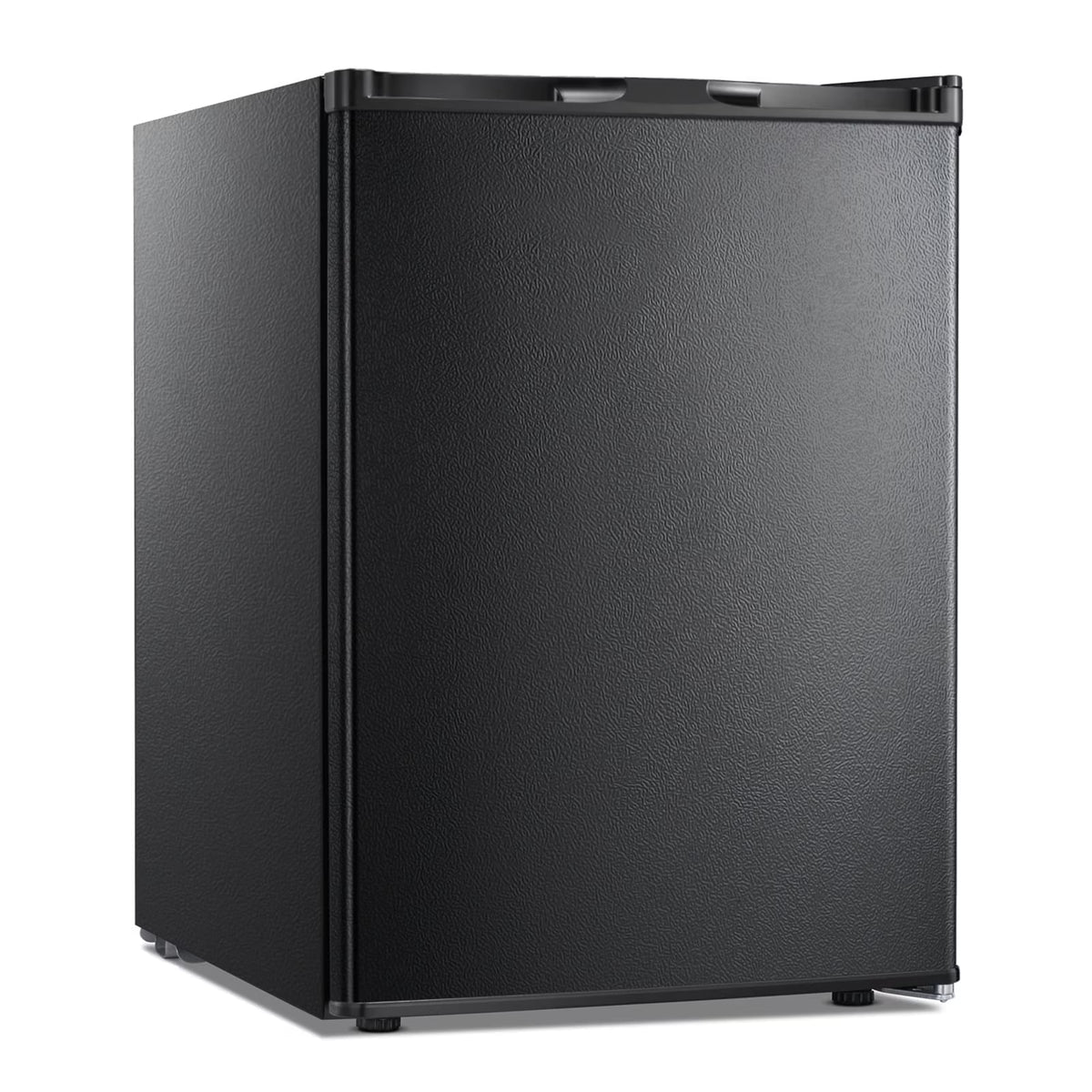 KNDKO 2.6Cu.ft Upright Freezer, Mini Freezer with Reversible Single Door, Removable Shelves, Adjustable Thermostat for Home/Kitchen/Office, Silver