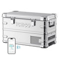 APL35 Aluminum Dual Zone 37QT Portable Refrigerator Silver