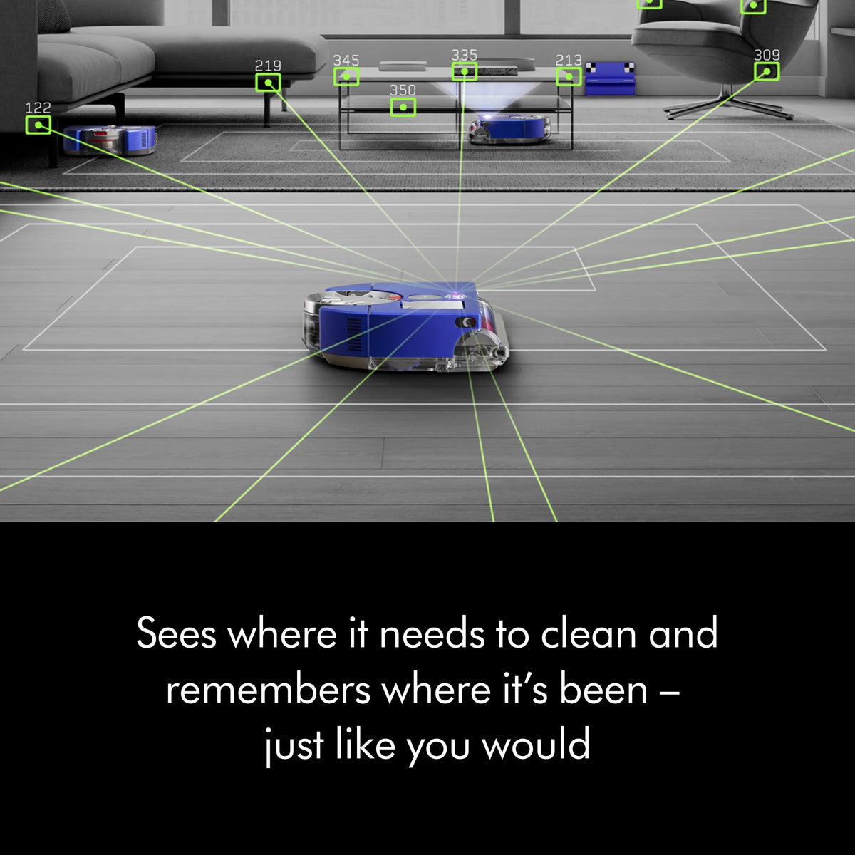Dyson 360 Vis Nav? Robot Vacuum | Blue/Nickel | New