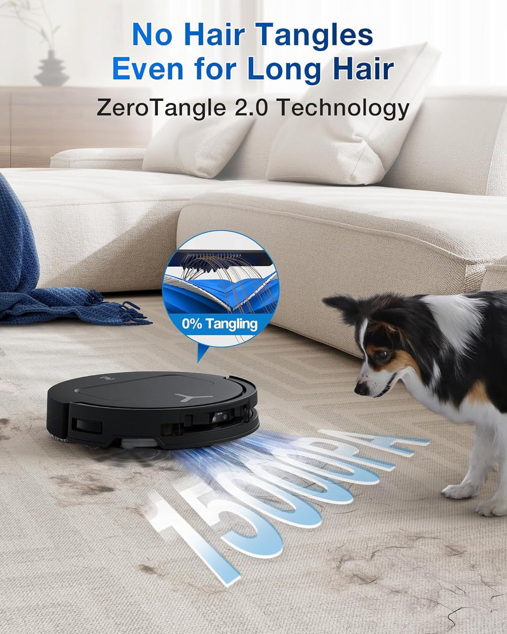 ECOVACS DEEBOT T50 PRO Omni Robot Vacuum and Mop, 3.19�� Ultra-Slim, 15,000Pa Suction