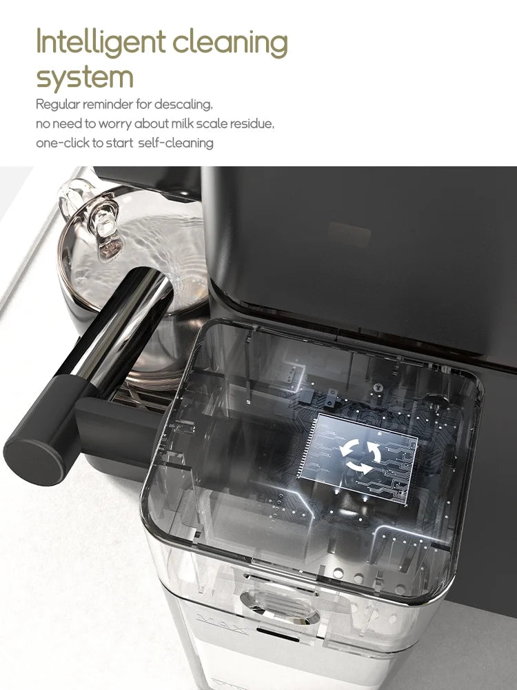 HiBREW H15 Capsule Espresso Machine, 20 Bar Coffee Maker with Milk Frother, Compatible with NS Pods