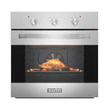 Empava 24 inch 10 Cooking Functions with Rotisserie Electric LED Display Touch Control Built-in Convection Single Wall Oven