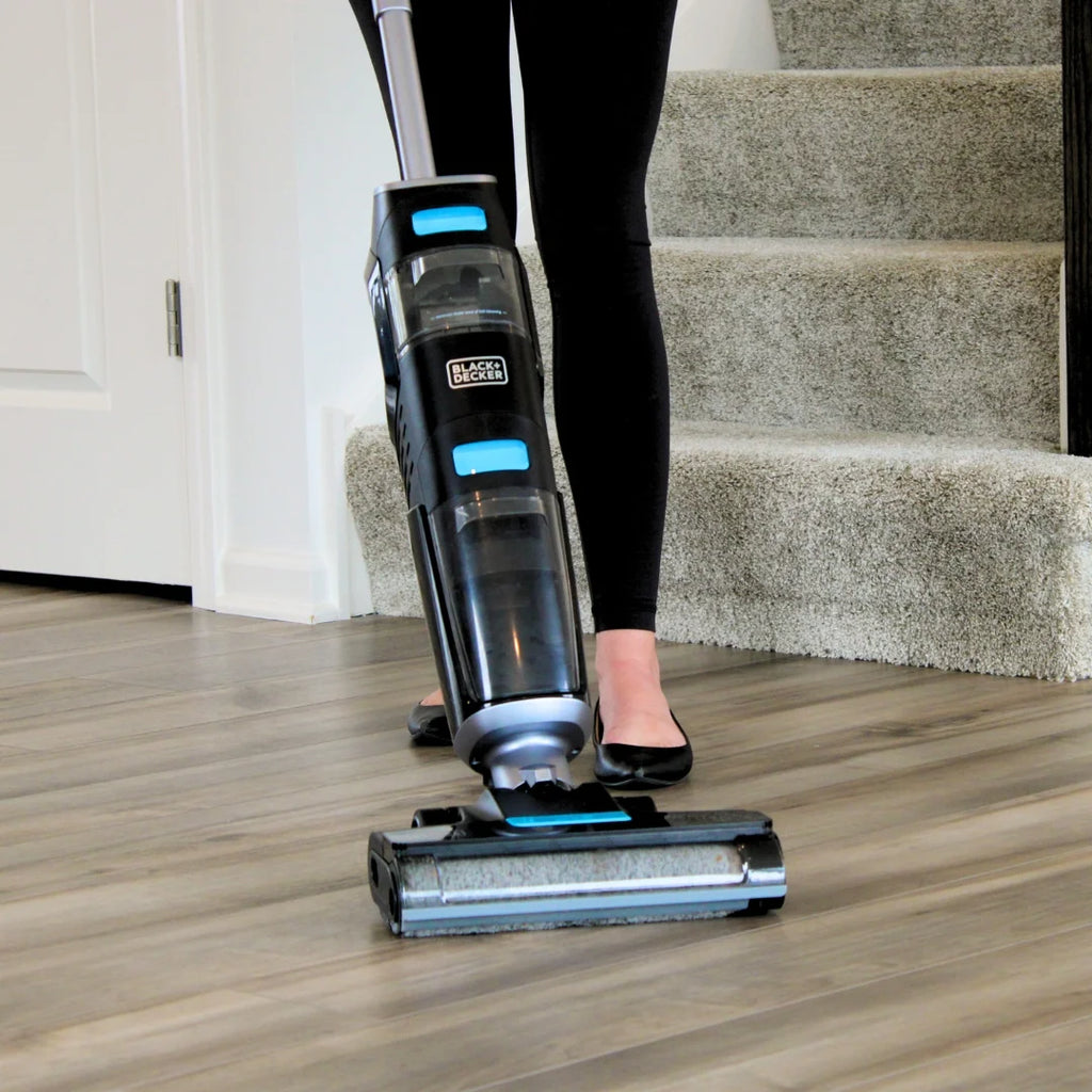 BLACK+DECKER Vacuum + Wash Duo Multi-Surface Cordless with Accessories, BXUVXA01