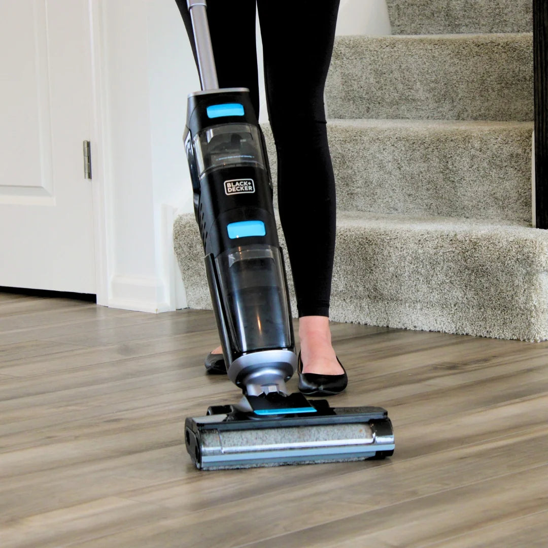 BLACK+DECKER Vacuum + Wash Duo Multi-Surface Cordless with Accessories, BXUVXA01