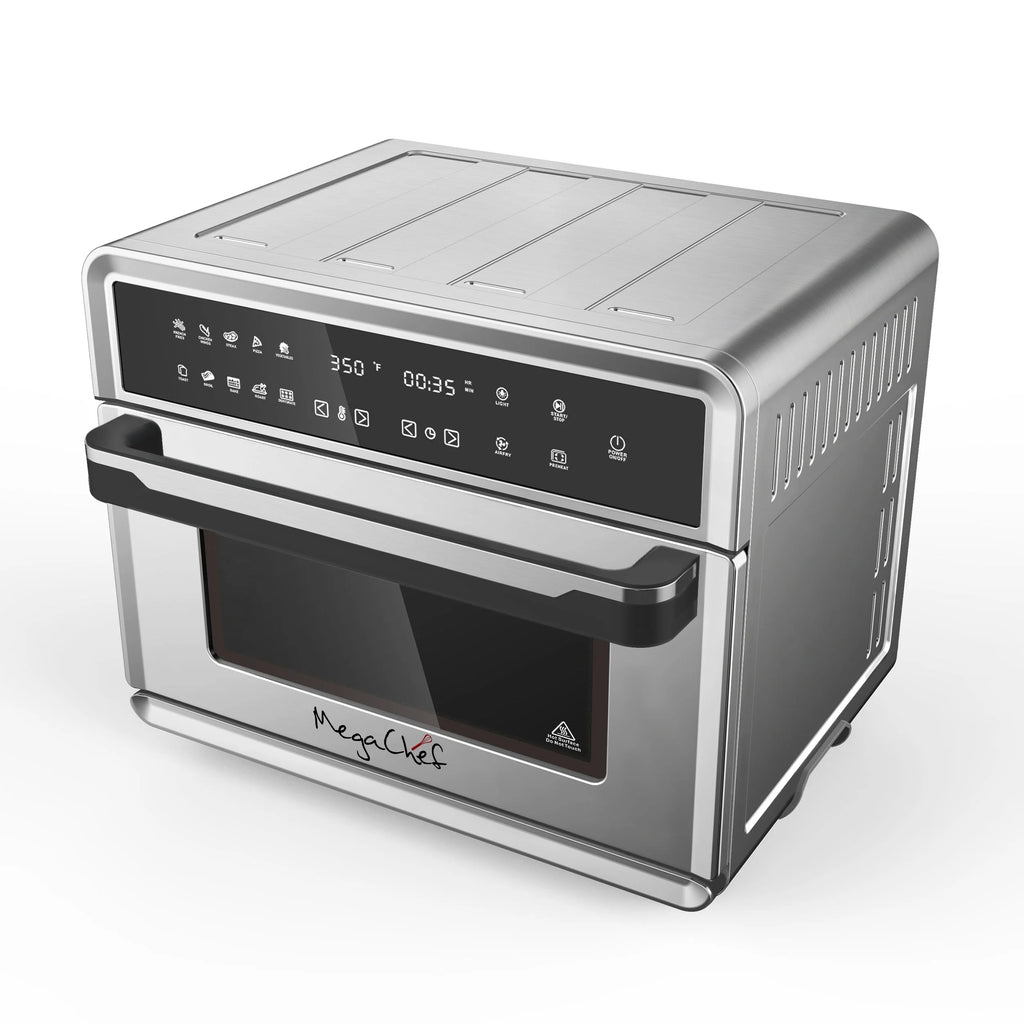 MegaChef 10 in 1 Electronic Multifunction 360 Degree Hot Air Technology Countertop Oven