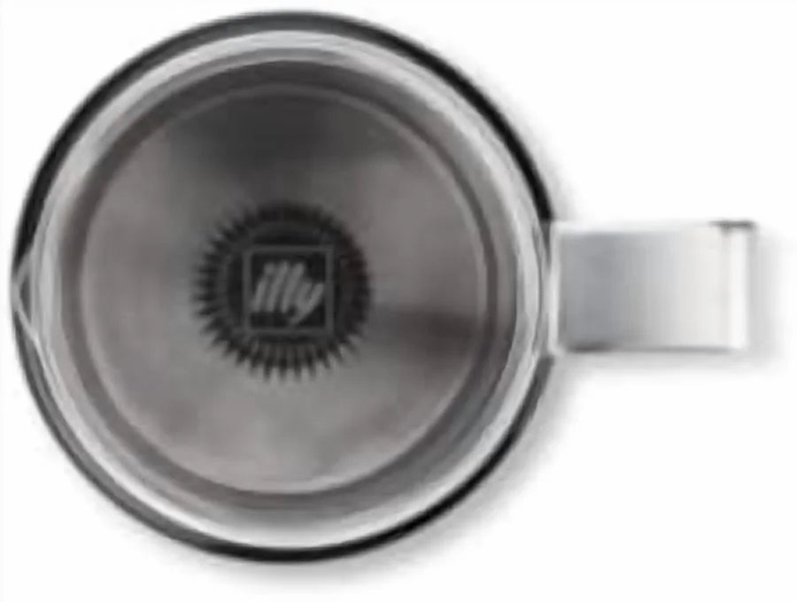 illy Electric Milk Frother- Black & Stainless Steel