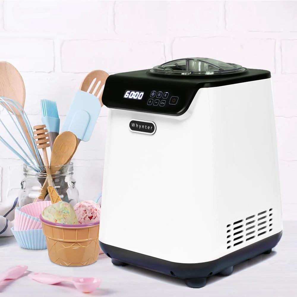 Whynter ICM-128WS 1.28 Quart Compact Upright Automatic Ice Cream Maker