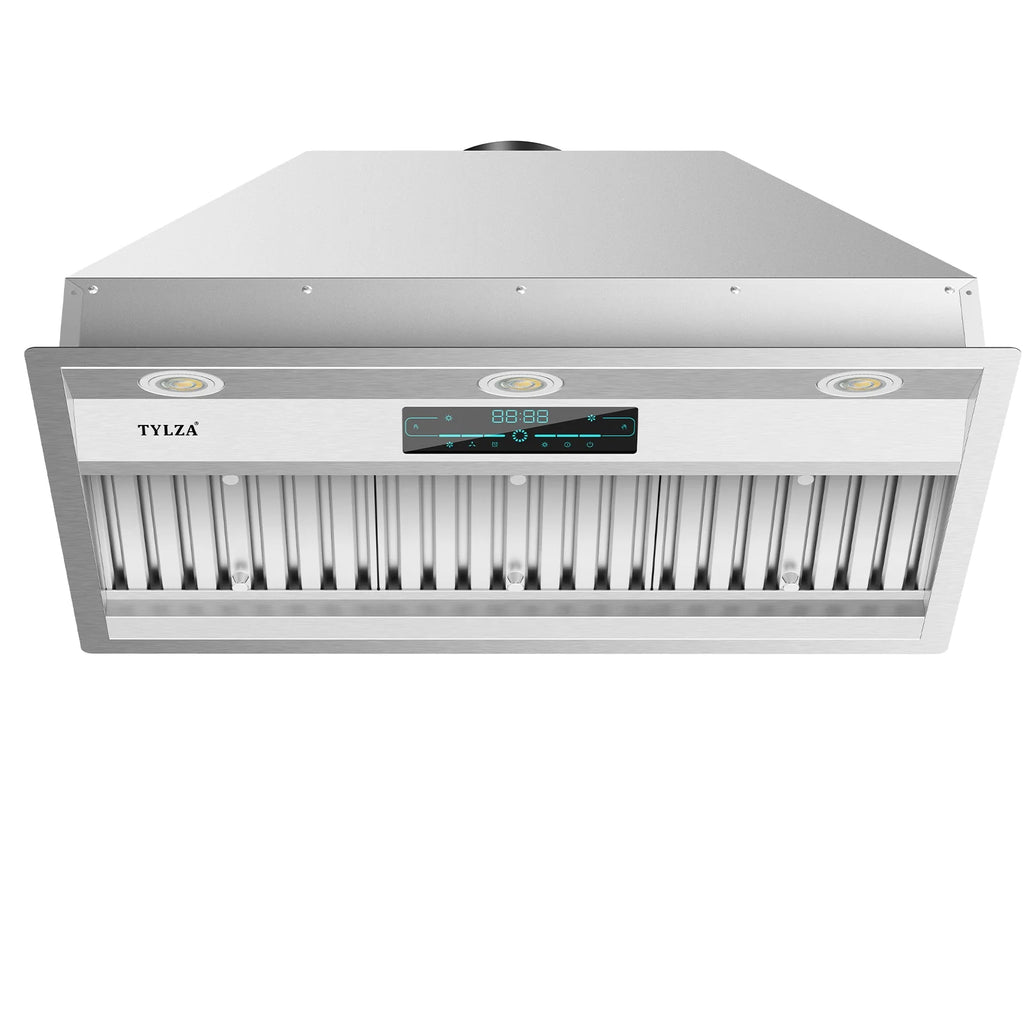 30 inch Built-in/Insert Range Hood, 900 CFM Ducted/Ductless Insert Range Hood with Charcoal Filter