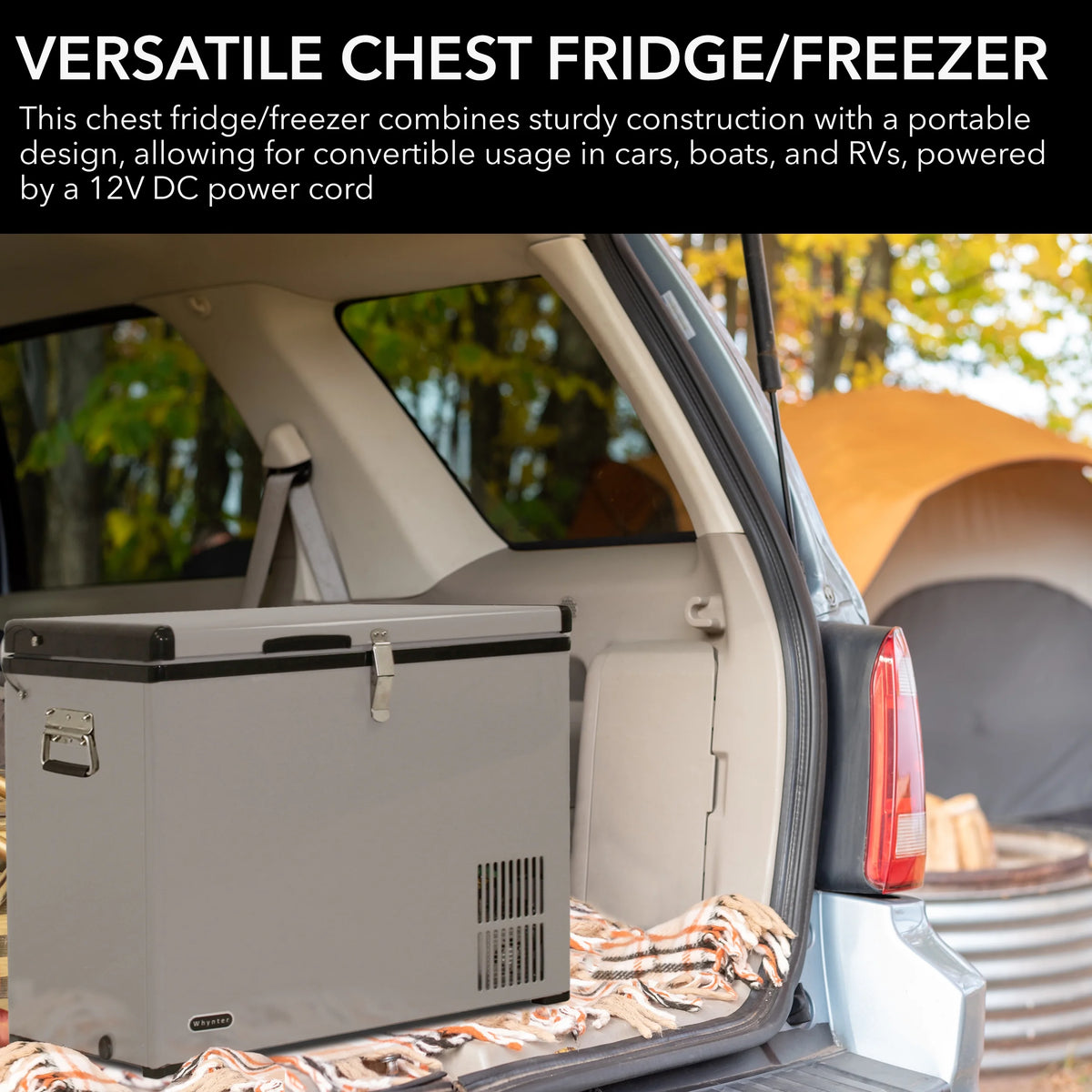 Whynter 45-Quart Portable Freezer, Stainless Steel