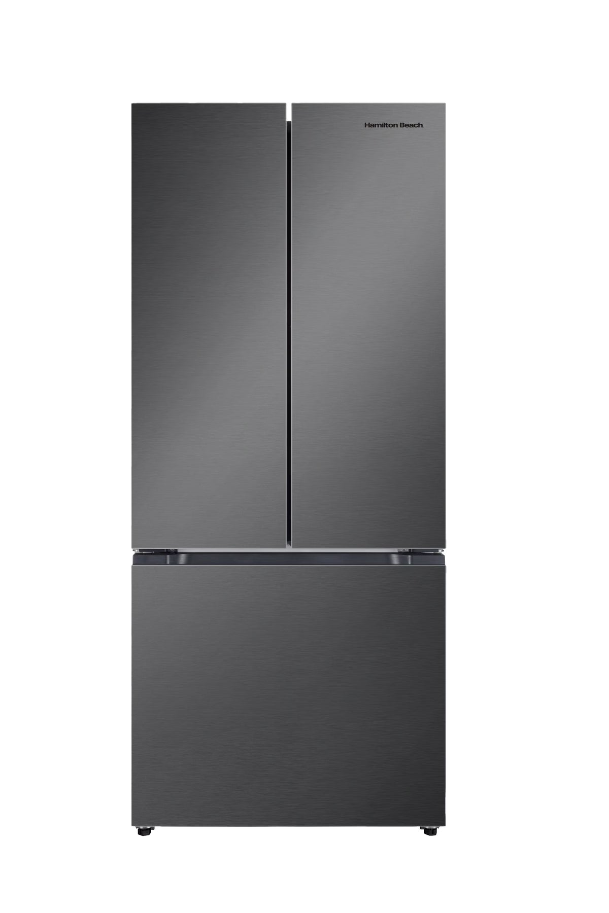 Hamilton Beach, 16.6 Cu. Ft. French Door Refrigerator, Black Stainless