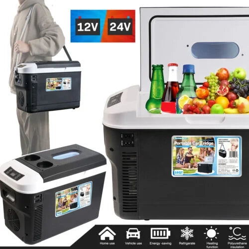 CAMOTUSE Electric Cooler Warmer Car Fridge Refrigerator Portable Mini Freezer