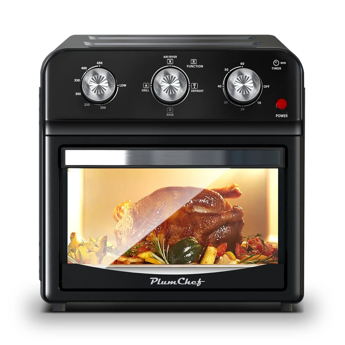 Segmart Air Fryers Oven, 5.3Qt Air Fryer with Viewing Window, 7 Presets, Digital Touchscreen, Dishwasher-Safe Basket, 1350W, Cream White