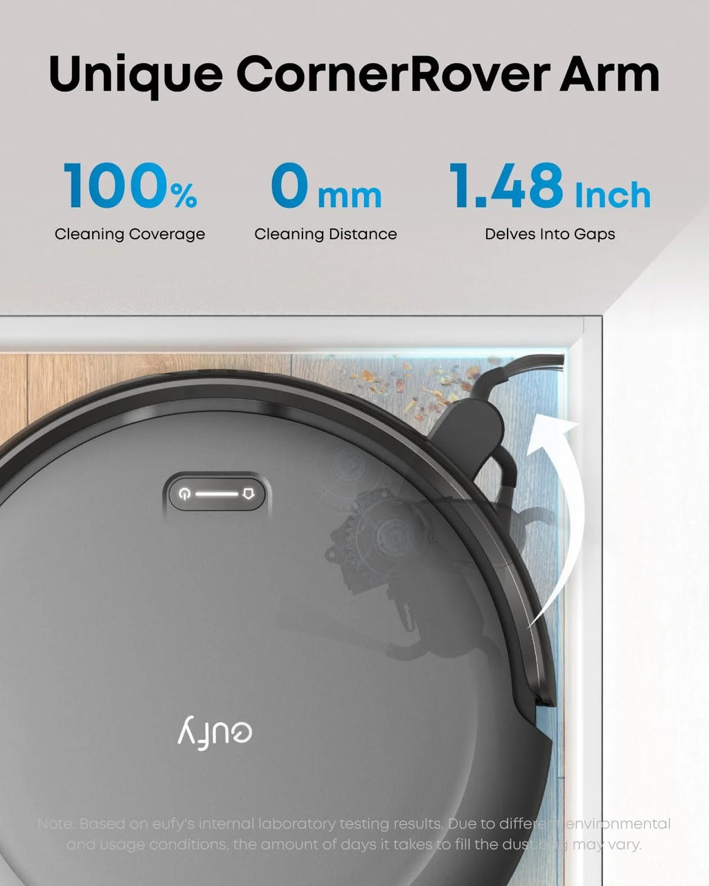 eufy C10 Robot Vacuum with Self Emptying Station, Edge Expansion Brush, 2.85-Inch Ultra-Slim Body, Carpet Cleaning