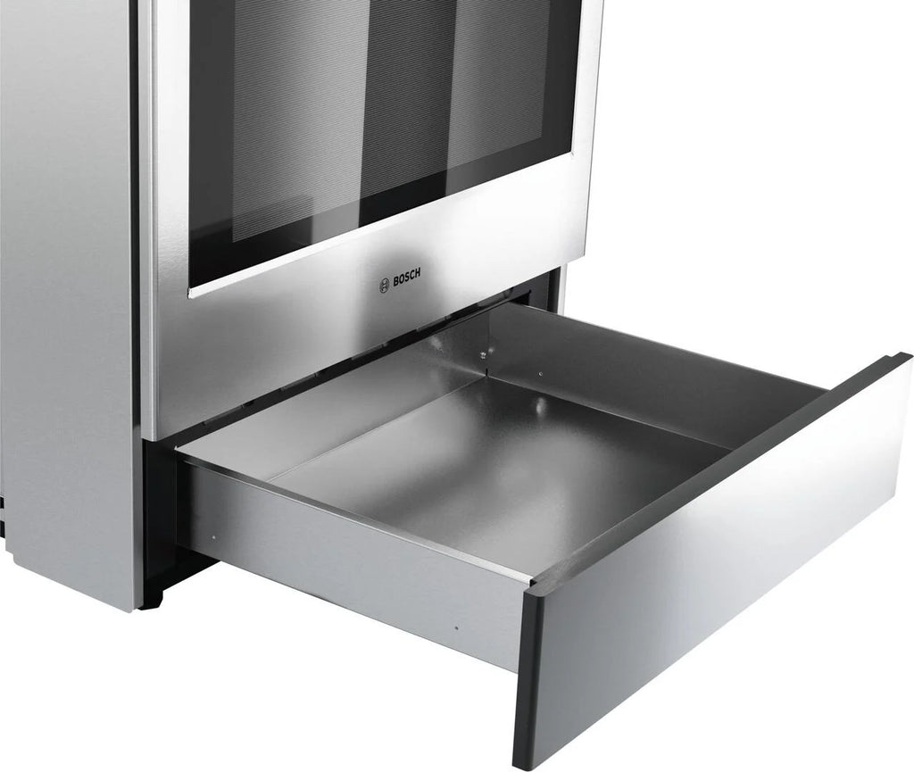 Bosch 30a?? 4.6 cu ft Slide-In Double Oven Electric Range in Stainless Steel