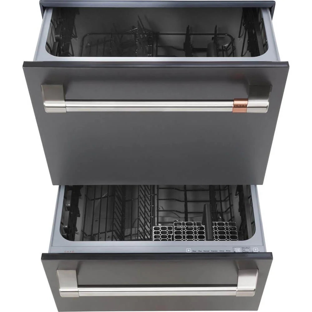 Café CDD420P3TD1 49 dBA Matte Black Double Drawer Dishwasher
