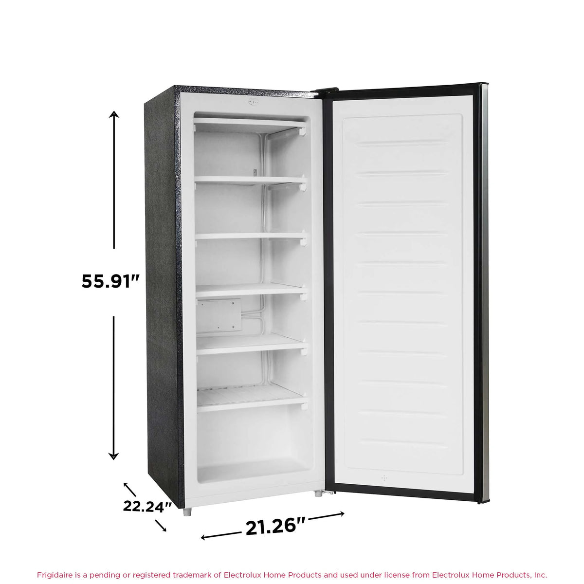 Frigidaire 6.5 Cu. ft. Upright Freezer, Platinum Silver, EFRF698