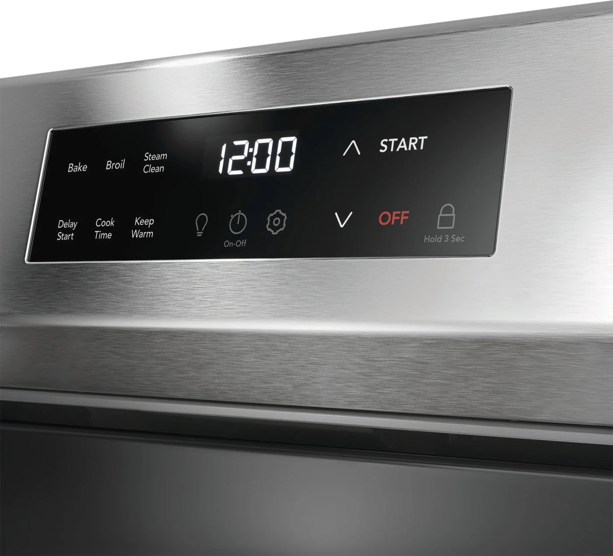 Frigidaire FCRG3062AS 30" Gas Range with Steam Clean, Stainless Steel