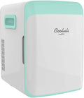 Cooluli Classic Turquoise 10 Liter Compact Portable Cooler Warmer Mini Fridge for Bedroom, Office, Dorm, Car - Great for Skincare & Cosmetics (110-240V/12V)