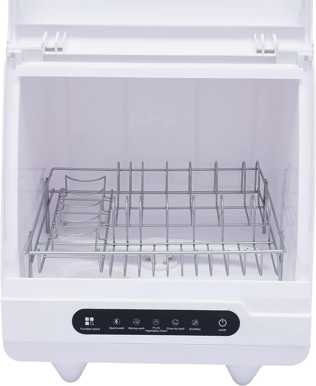 Portable Countertop Dishwashers, 5 Wash Programs Mini Dishwasher, Compact Dishwashers for Apartments Dorms Boats Campers Rvs, 15.7x15.7x17.72in