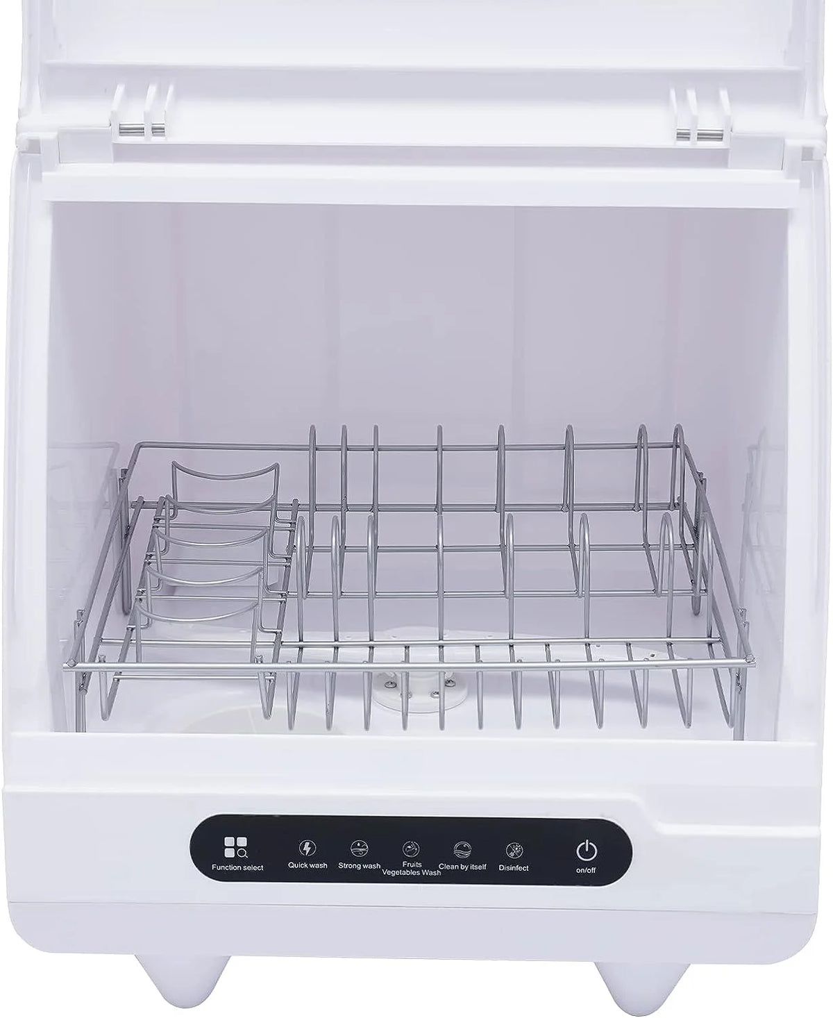 Portable Countertop Dishwashers, 5 Wash Programs Mini Dishwasher, Compact Dishwashers for Apartments Dorms Boats Campers Rvs, 15.7x15.7x17.72in