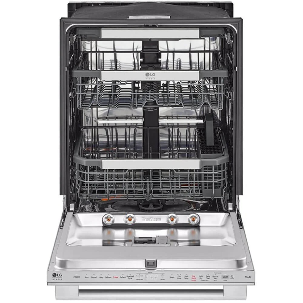 LG Studio SDWB24S3 40 dBA Stainless Top Control Wi-Fi Enabled Dishwasher