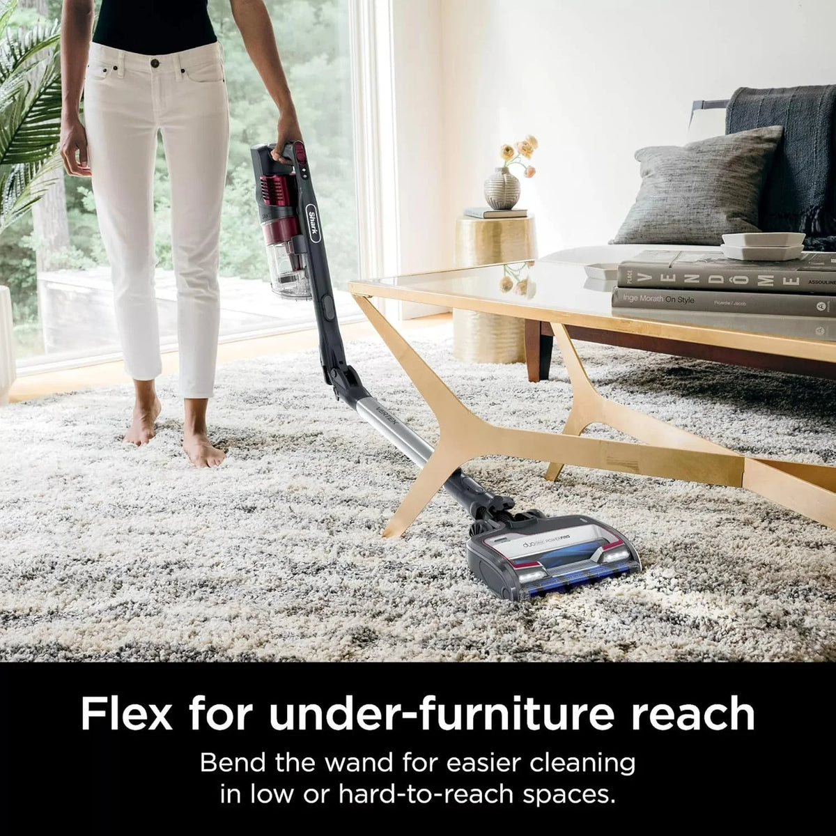 Restored Shark R-IZ464H Vertex Cordless Stick Vacuum with DuoClean PowerFins, Lightweight, Pet Hair, HEPA, 60 Min Run Time (Refurbished)