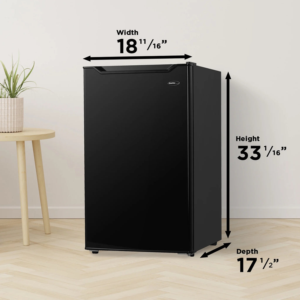 Danby 3.2 cu. ft. Compact Fridge in Black (DAR032B2BM)