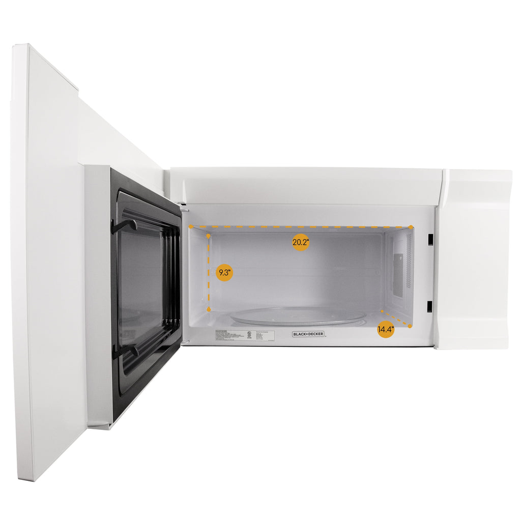 Black?�� Over The Range 1.6 Cu. Ft. Microwave Black