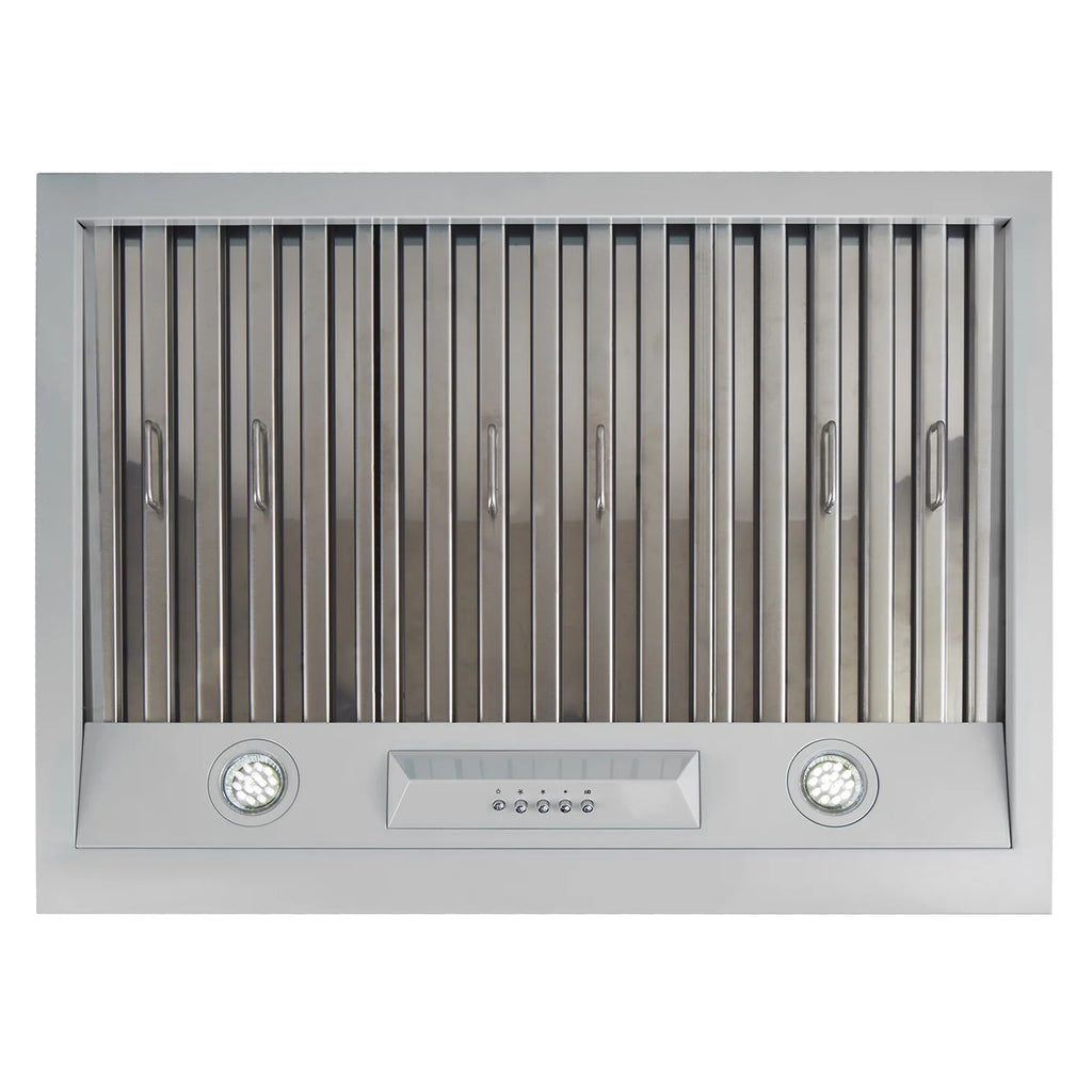 Unique Classic Retro 30" Under Cabinet Range Hood with 700 CFM and LED Lighting 110 volts