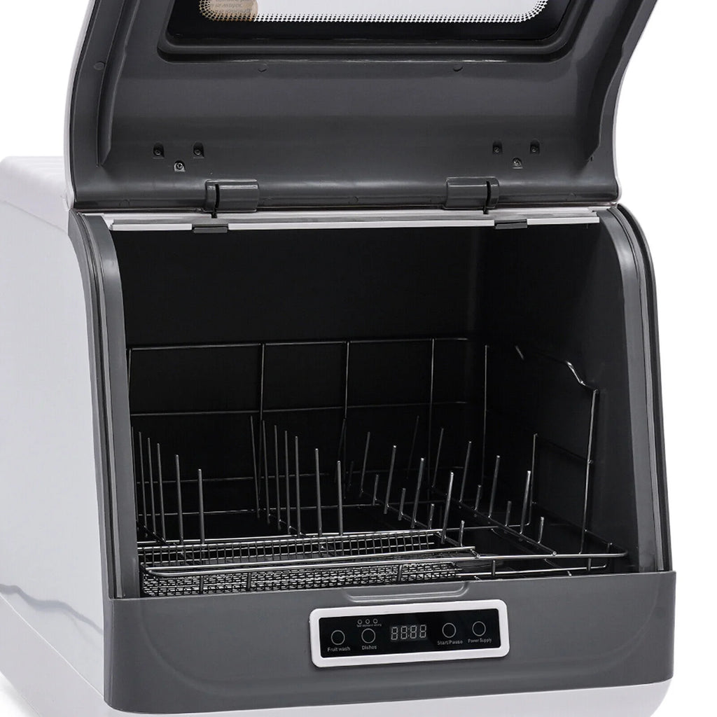Countertop Dishwasher, Portable Countertop Dishwasher, Mini Dishwasher for Small Households, Apartments, Boats, and Campers/ RVS with Limited Space