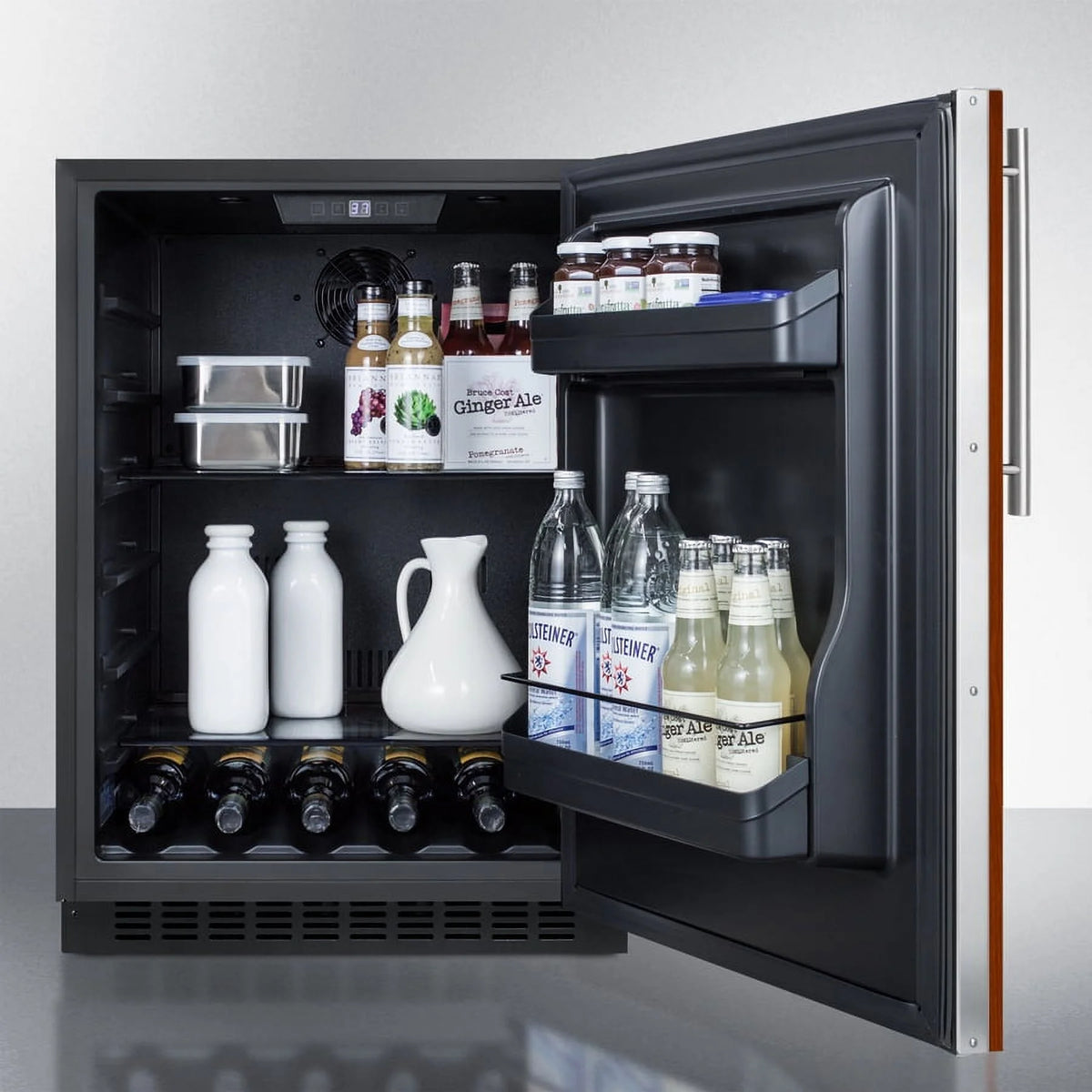 24" Wide Built-In All-Refrigerator, ADA Compliant (Panel Not Included), RHD