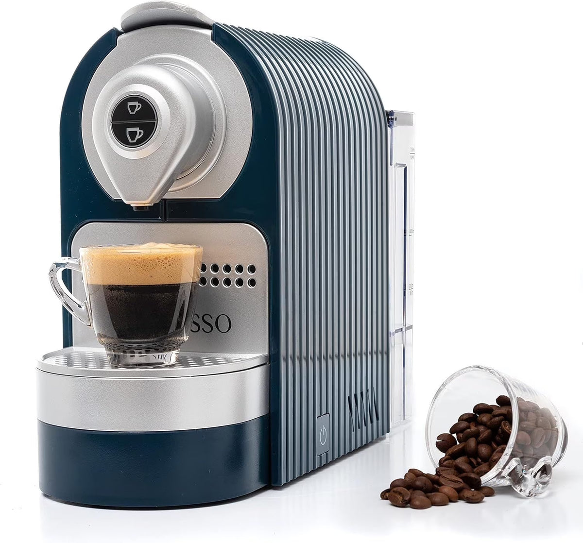 Mixpresso Espresso Machine for Nespresso Compatible Capsule, Single Serve Coffee Maker Programmable for Espresso Pods, Premium Italian 19 Bar High Pressure Pump 27oz 1400w Black Coffee Maker