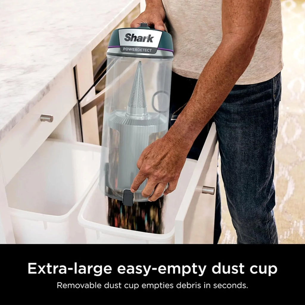 Restored SHARK AZ4000 POWERDETECT Upright Vacuum Cleaner with DuoClean Technology, Odor Neutralizer Technology, Powered Lift-Away, Self Cleaning Brushroll (Refurbished)