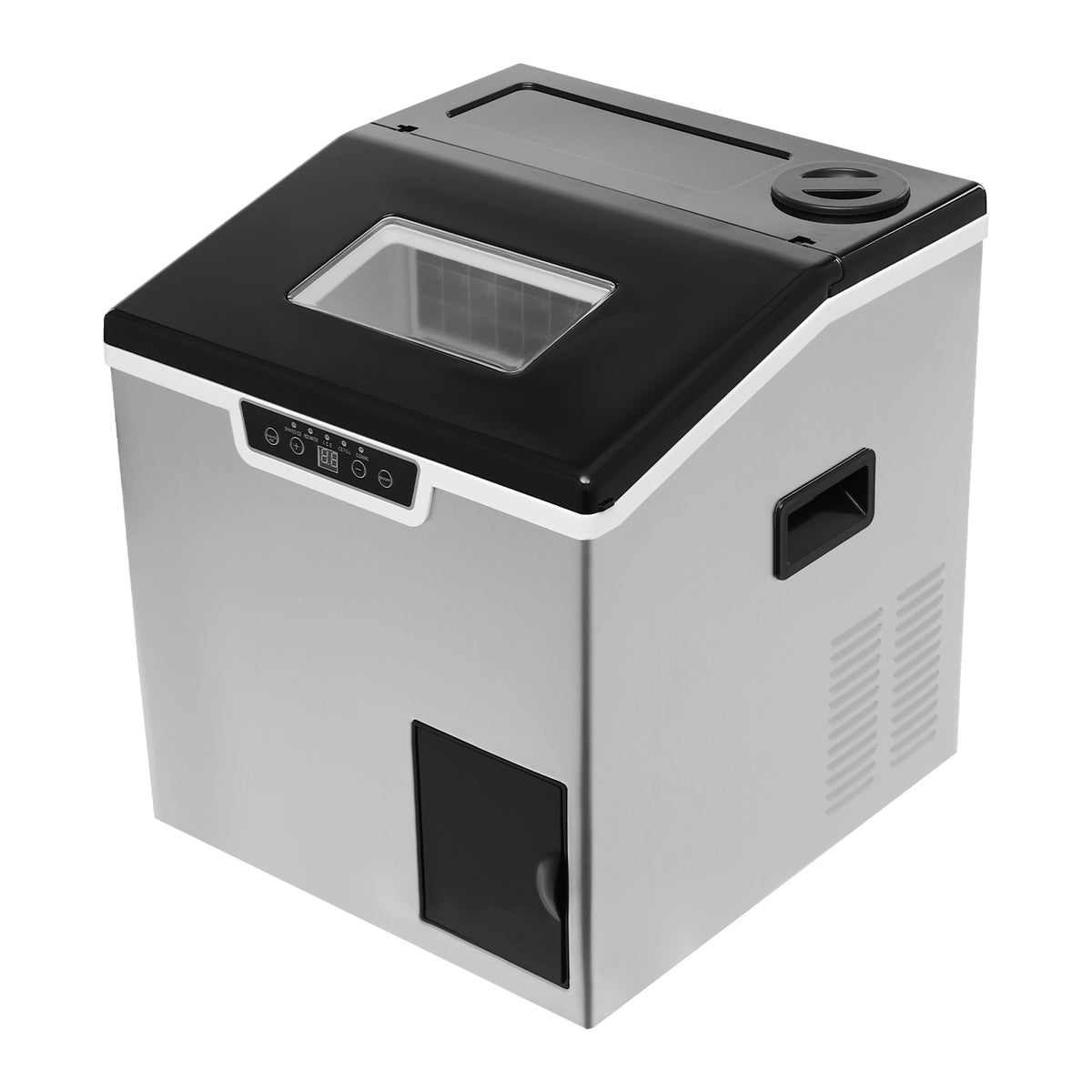 Corded Electric Ice Cube Maker, Tabletop Ice Maker, Crushed Ice and Ice Cube Maker ZBS-20 with LCD Display